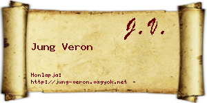 Jung Veron névjegykártya